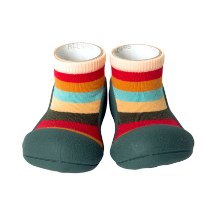 Attipas Tinted Rainbow Khaki barefoot obuća za prohodavanje dece