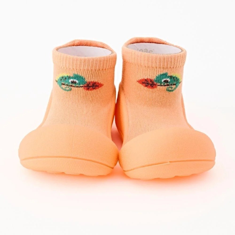 Attipas Chameleon Orange Bamboo barefoot obuća za prohodavanje dece