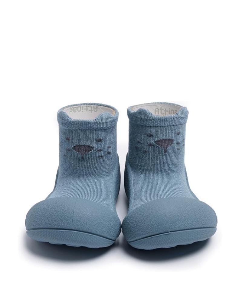 Attipas Dog Blue Bamboo barefoot obuća za prohodavanje dece