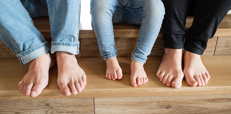 široko stopalo i visok ris