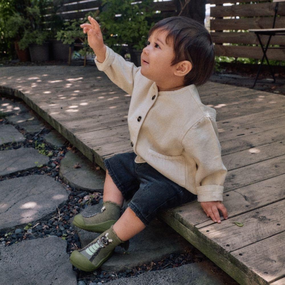 Attipas Dragon Khaki barefoot cipelice za decu