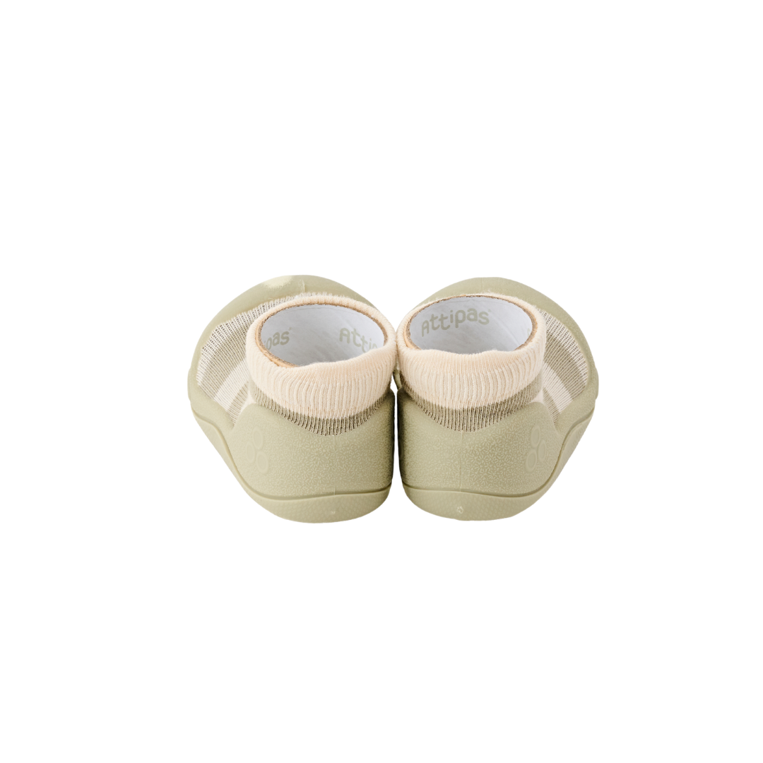 Attipas Stripe Olive barefoot cipelice sa bambusovim vlaknima